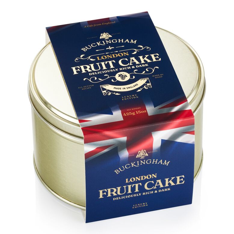 'Buckingham' London Recipe Fruit Cake 425g HEATHROW EXCLUSIVE, , hi-res